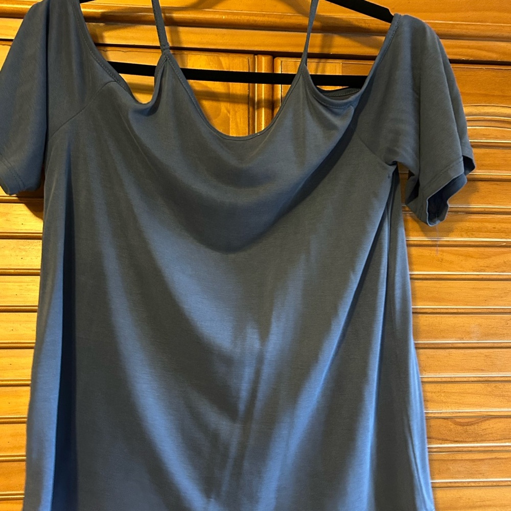 Monteau Women's Blue Blouse